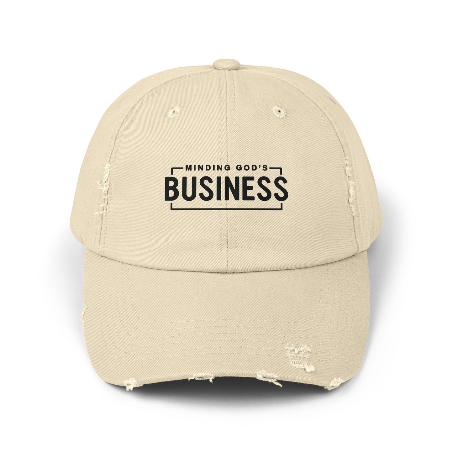 minding god's business unisex dad cap