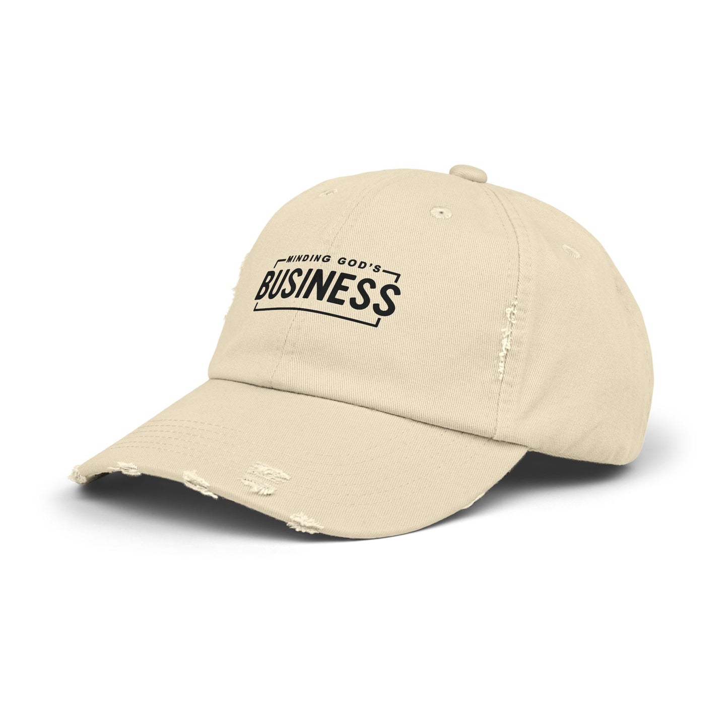 minding god's business unisex dad cap