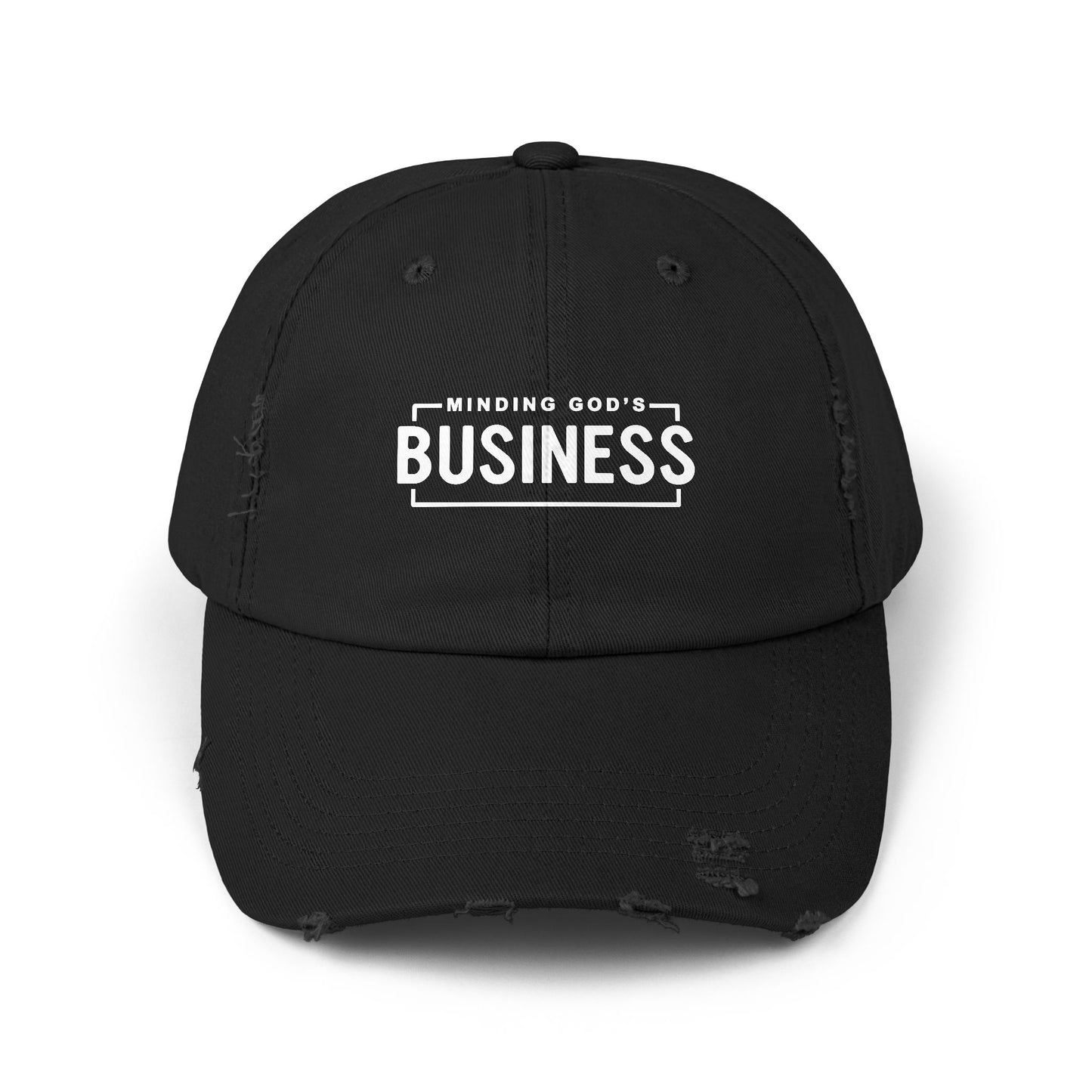 minding god's business unisex dad cap