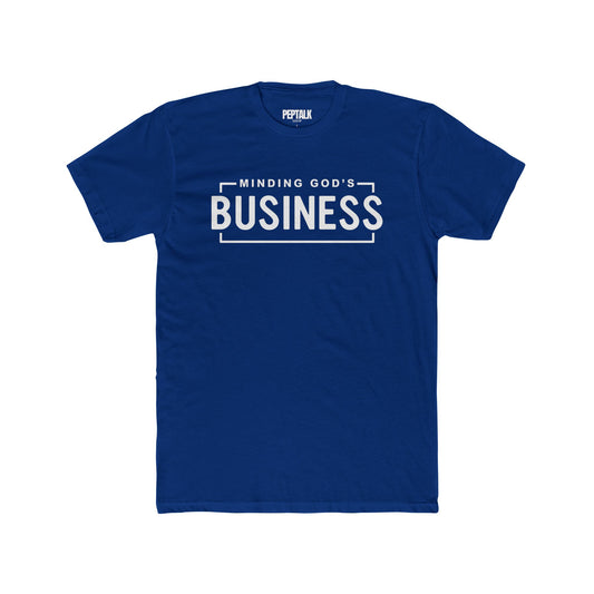 Minding God's Business Crew Tee