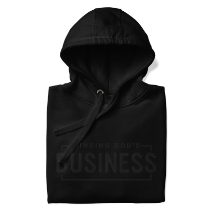 Minding God's Business Embroidered Hoodie