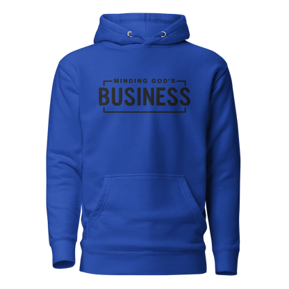 Minding God's Business Embroidered Hoodie