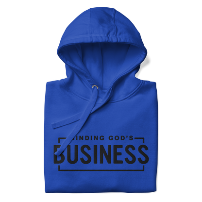 Minding God's Business Embroidered Hoodie